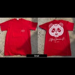 Alpha Omicron Pi panda shirt